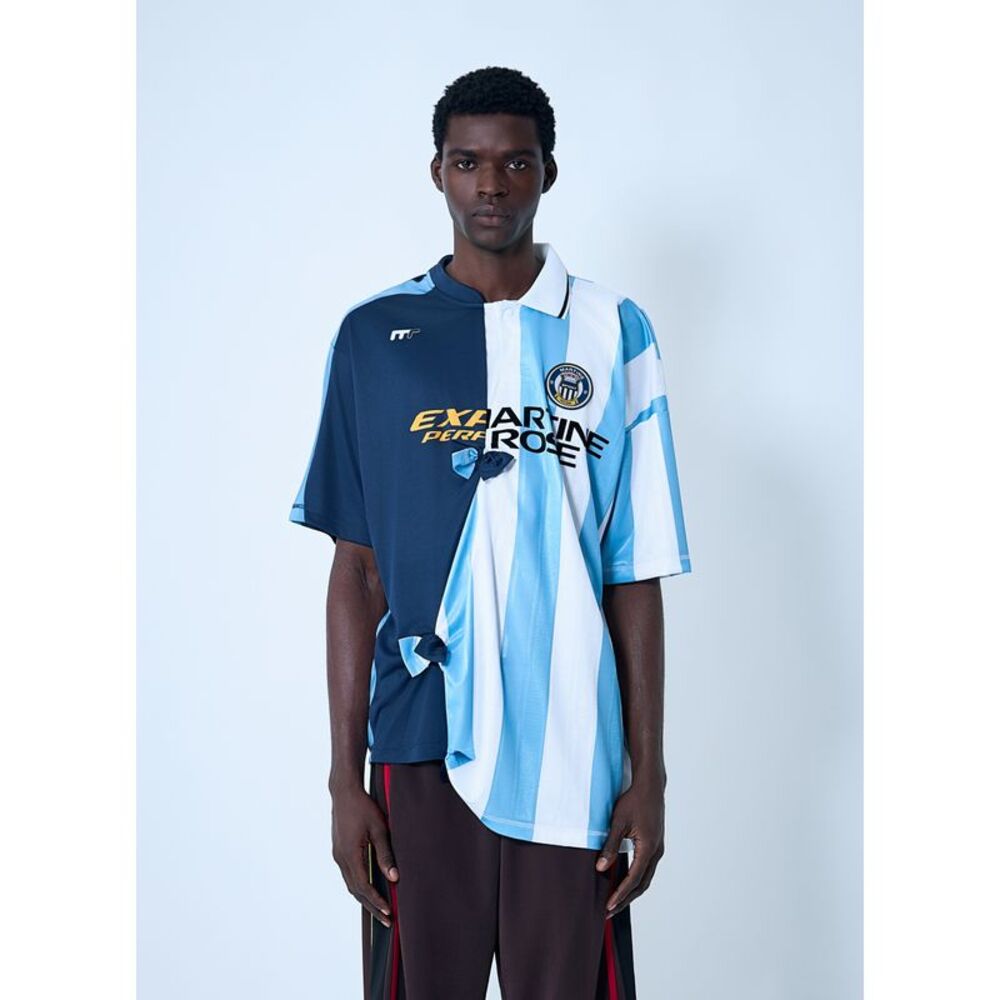 Martine Rose Men Logo Motif Football Top